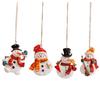 4 шт. Рождественский снеговик Санта Клаус подвеска