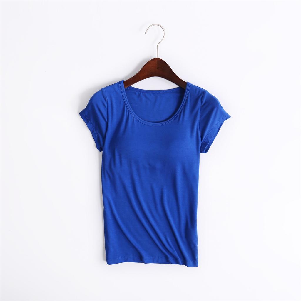 Женская однотонная рубашка на грудь с чашечкой и йогой, женская майка, нижнее белье