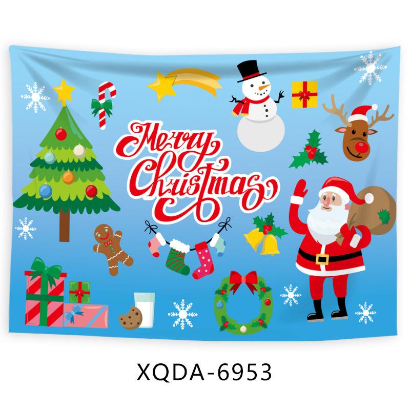 Amazon Домашний гобелен Рождественская елка Пляжное полотенце Сидящее одеяло Пляжное полотенце Холст