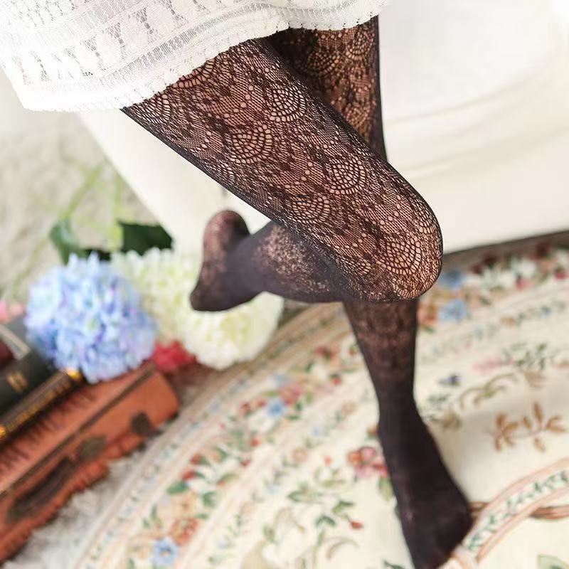 Женские сексуальные ажурные сетчатые колготки Модные прозрачные колготки-сеточка Стройные эластичные Повседневные Бандаж для ног