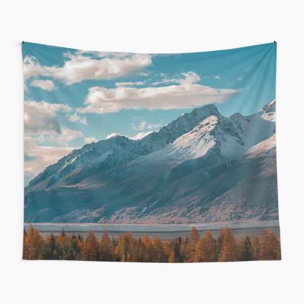 Mountain River Scenery Tapestry Wall Hanging Art Wall Blanket Home Decor Aesthetic Room Decor Tapestry for Living Room Bedroom