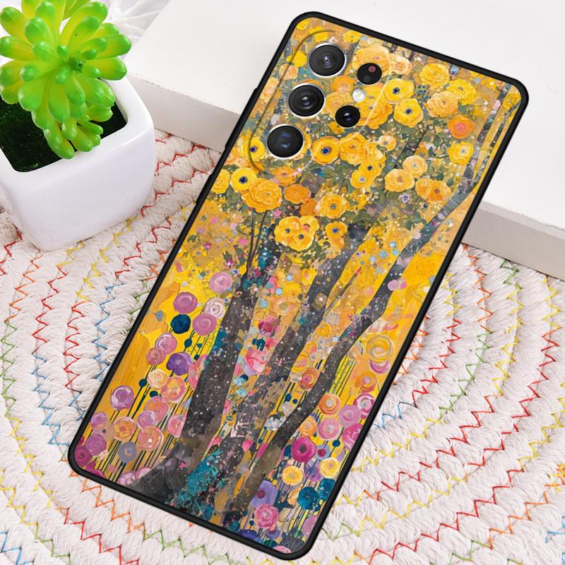 Поцелуй Густава Климта Силиконовый чехол для телефона Samsung Galaxy note 10 pro S26 S25 S24 S23 S22 S21 Plus S25Ultra Capa Cover