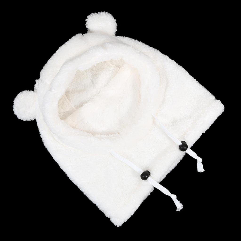 Маска для лица Шлем Шапка для детей Защита от холода Теплая Балаклава Шапка Лыжная Термальная Медвежьи уши Детский Шарф-труба Маска Интегрированная шапка