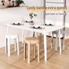 Modern Minimalist Stackable Plastic Stool – Sturdy, Durable, and Thickened Design for Home or Restaurant Use