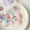 Sanrio Аниме Хелло Китти Прозрачный Мелкий Мерцающий Брелок Мультяшный Пес Циннамон Куроми Мелоди Подвеска на Сумку Милые Аксессуары для Ключей