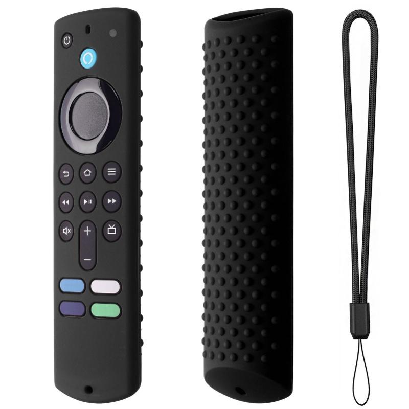Remote Control Silicone Cover For Fire TV Stick Anti Slip Silicone Protective Case With Lanyard 3rd Gen