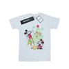 Womens/Ladies Mickey And Minnie Christmas Tree Cotton Boyfriend T-Shirt
