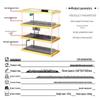 1:Коробка для хранения и демонстрации игрушечных машинок масштаба 1/64 для сцены модели парковки Pop Mart