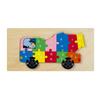 Kids Educational Wooden Animal Digital 3d Puzzle Early Learning Toy