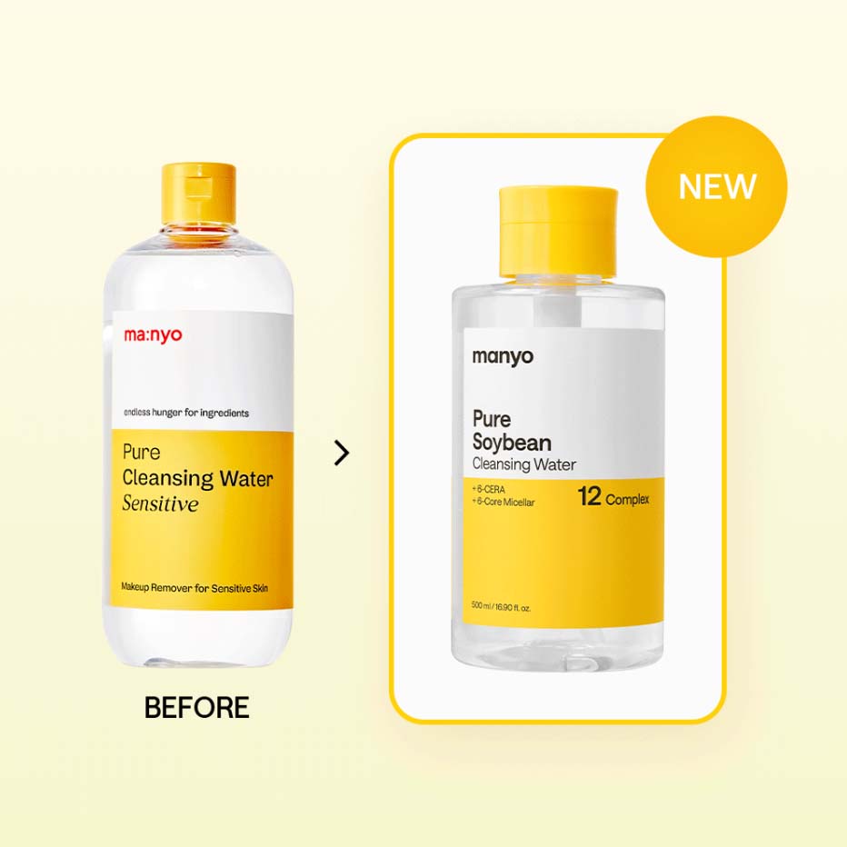 ma:nyo Pure Soybean Cleansing Water 500ml Special Set Korean Gentle Cleansing Water
