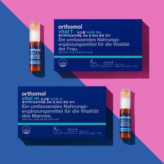 Orthomol Vital M/F Мультивитамины и минералы 7 упаковок (запас на 1 неделю) (Выберите 1)