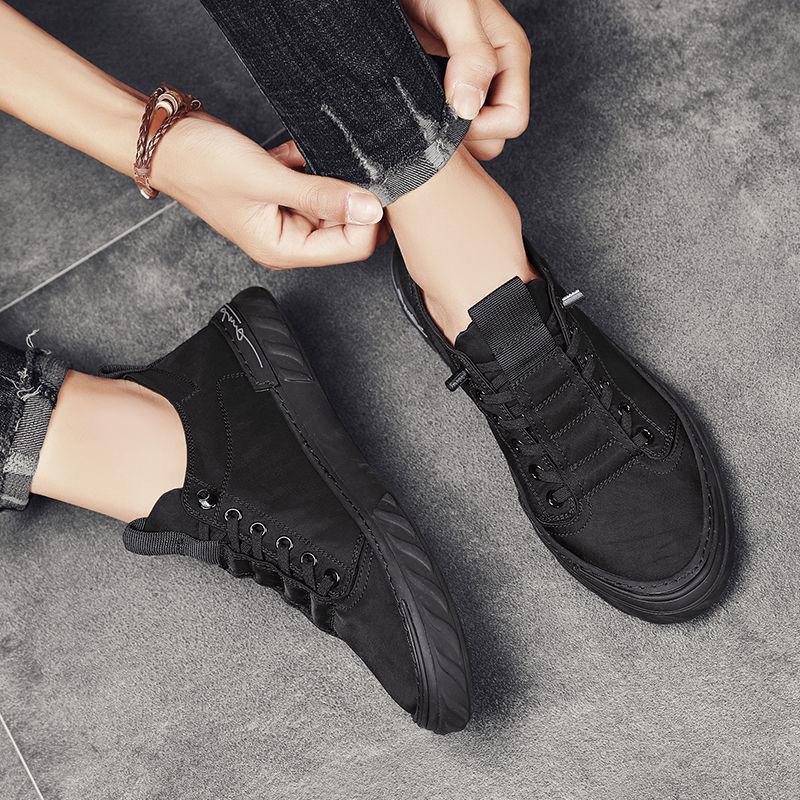 Cloth Shoes Men's Shoes Summer Trend Old Beijing Slip On Breathable Ice Silk Cloth Casual Men's Sneakers