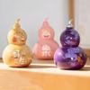 Smooth Lucky Gourd Ornaments Automatic Swing Wealth Gourd Figurine Lucky Gourd Statue  Living Room