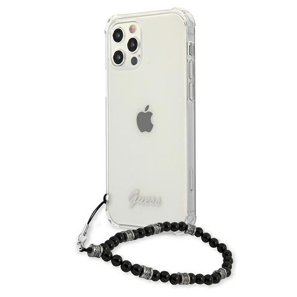 Guess Guhcp12Lkpsbk Iphone 12 Pro Max6,7 Transparent Hardcase Black Pearl