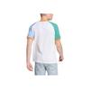 adidas Футболка Originals Trefoil Enjoy Raglan, спортивная, с коротким рукавом, в полоску, мужская, белая IT8190