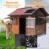 Solar Ventilationfan Kit 5W Exhaust Ventilation Cooling Fan With Solar Panel For Home Pet And Poultry House Introduce Fresh Air