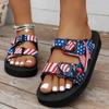 Fashion Fashion Buckle Thick Platform Slippers Women Home Soft Sole Slides Sandals Woman 2024 Summer Non Slip Beach Flip Flops Zapatos