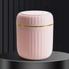 Desktop Trash Can with Press-Type Lid Large Capacity Easy To Clean Non-Slip Design Compact Size Garbage Bin