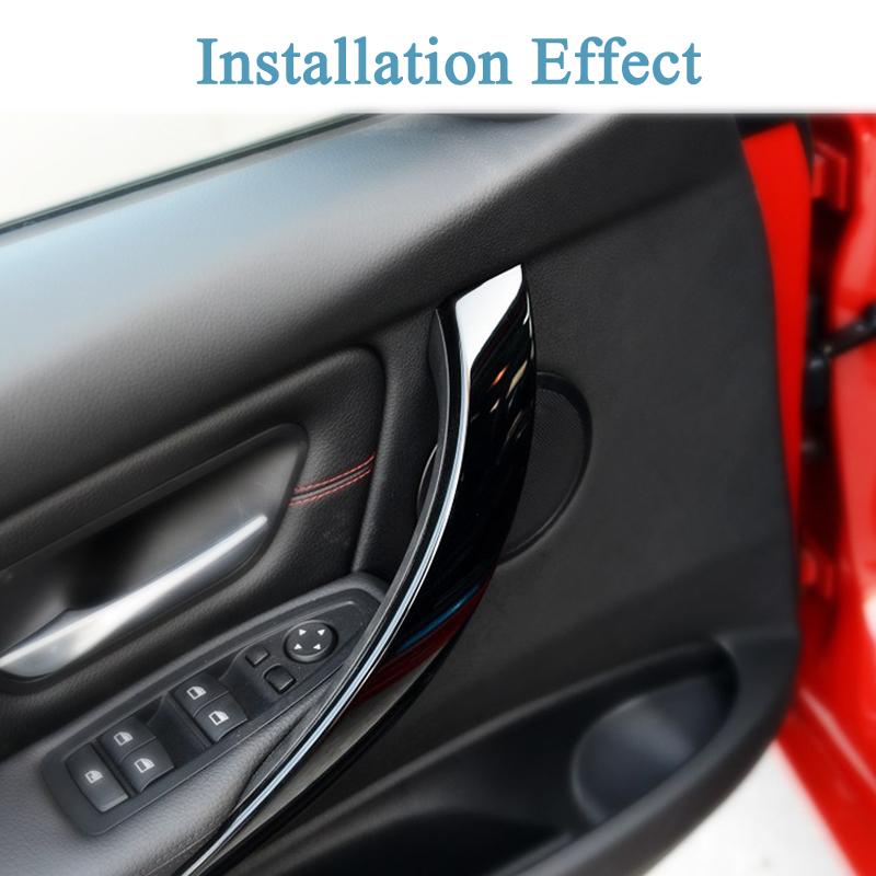 Автомобильный левый и правый внутренний подлокотник внутренней двери, панель с ручкой, накладка для BMW 3 серии F30 F34 F35 2012-2018 автомобиля