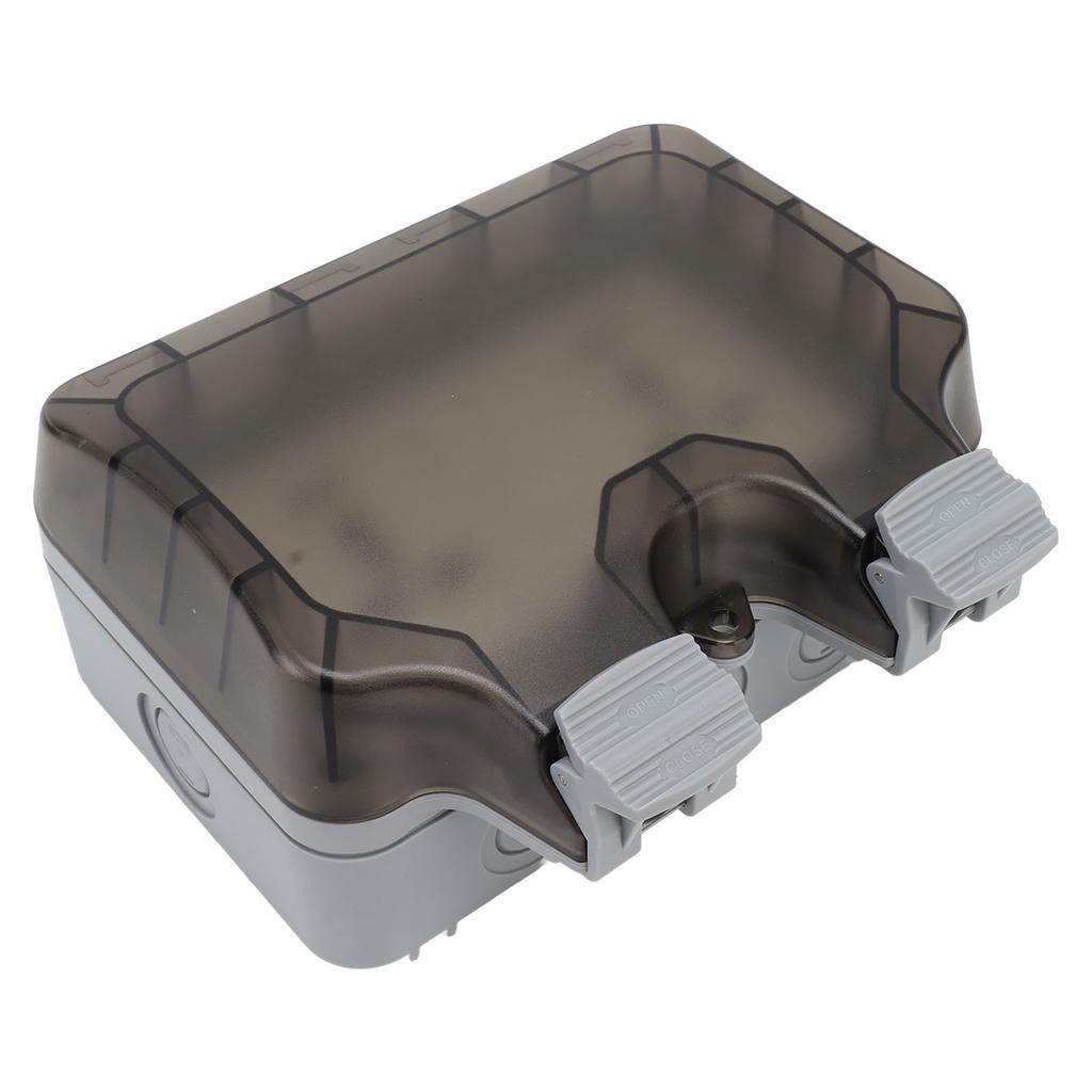 Уличные розетки, выключатели с защитной крышкой IP66 водонепроницаемые, брызгозащищенные, пылезащищенные 13А