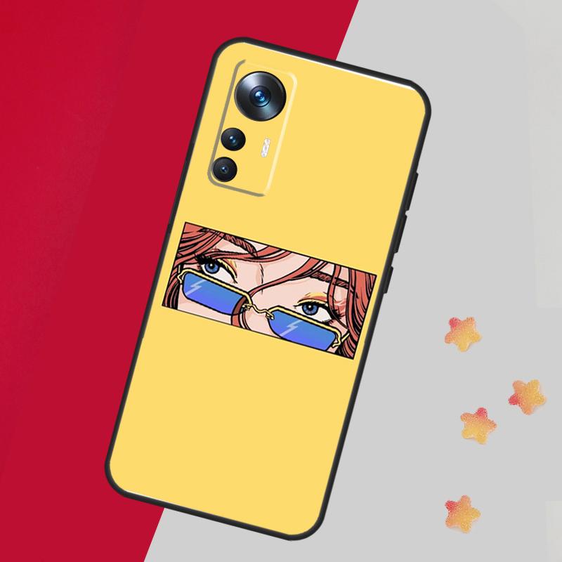 Эстетика девушки-аниме в стиле поп-арт для POCO F5 X3 X5 Pro F3 F4 M5s X4 GT Чехол для Xiaomi 13 14 Pro 11T 12T 13T Pro 12 Lite 12X
