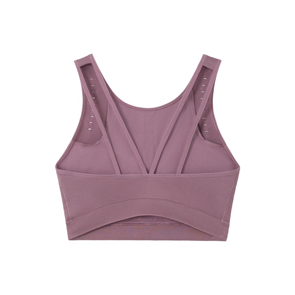 Adidas Solid Color Casual Fitness Sports Bra Women Underwear Light-Purple IL2941