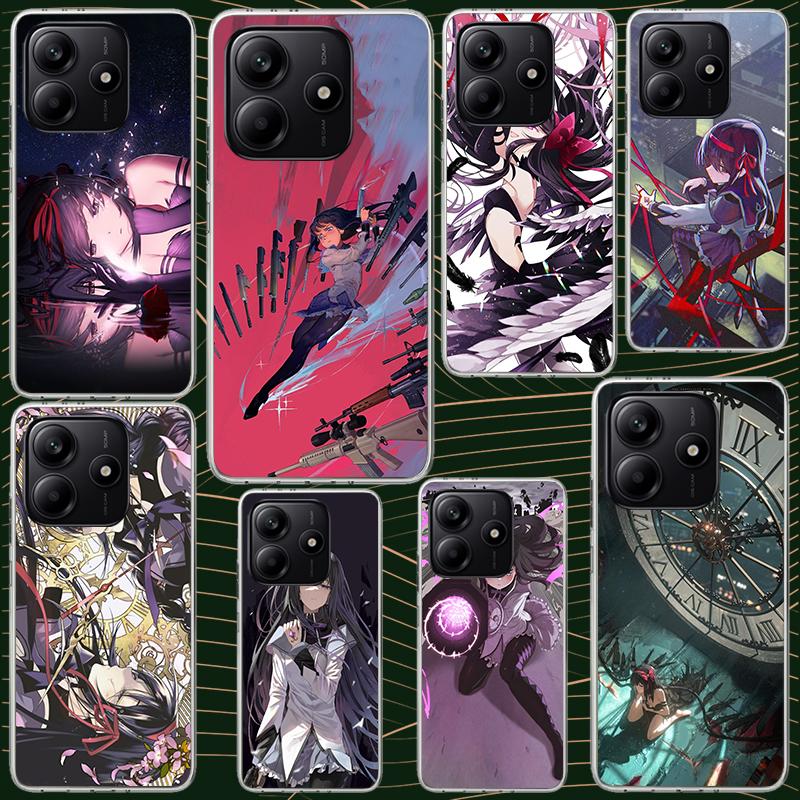 Чехол Madoka Magica Homura для телефона Xiaomi Redmi Note 14 13 12 11 Pro Plus Чехол для телефона 14S 12S 11S 11E 11T 10S 10 9S 9 Силиконовый Funda