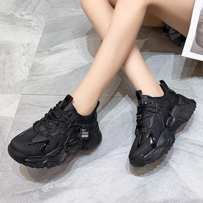 2025ins Корейская версия летних новых кроссовок для папы женские кроссовки на платформе студенческие сетчатые кроссовки женские модные дышащие кроссовки XX903