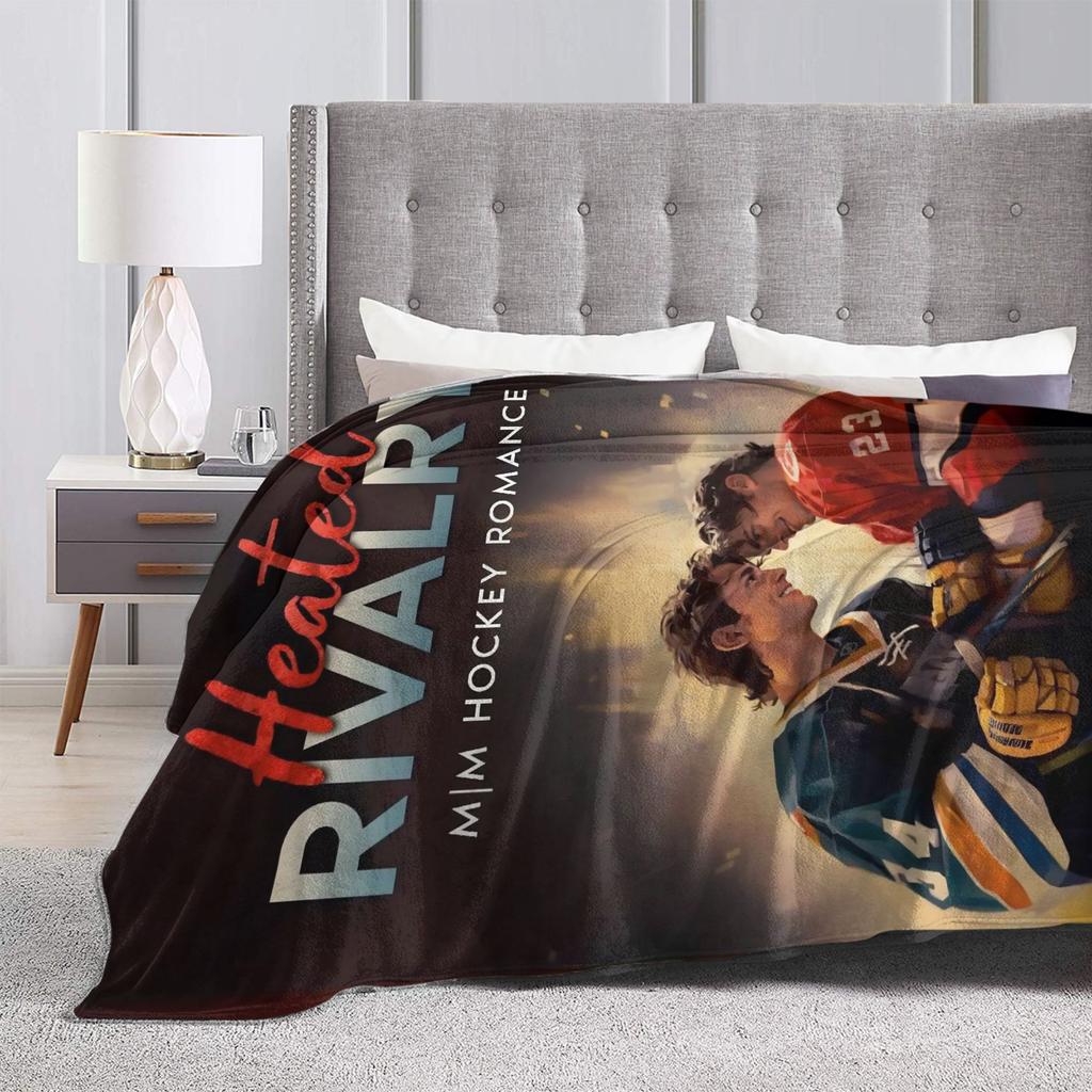 Heated Rivalry Blanket Flannel Canadian TV Show Super Soft Throw Blankets for Outdoor Travel Bedspread