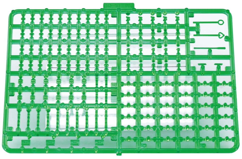 Aoshima Bunka Kyozai The Decotora Parts Marker Lamp Set of 4 Clear Green Plastic Model Parts (AOSHIMA) 1/32 No.11-GR (Automobile)