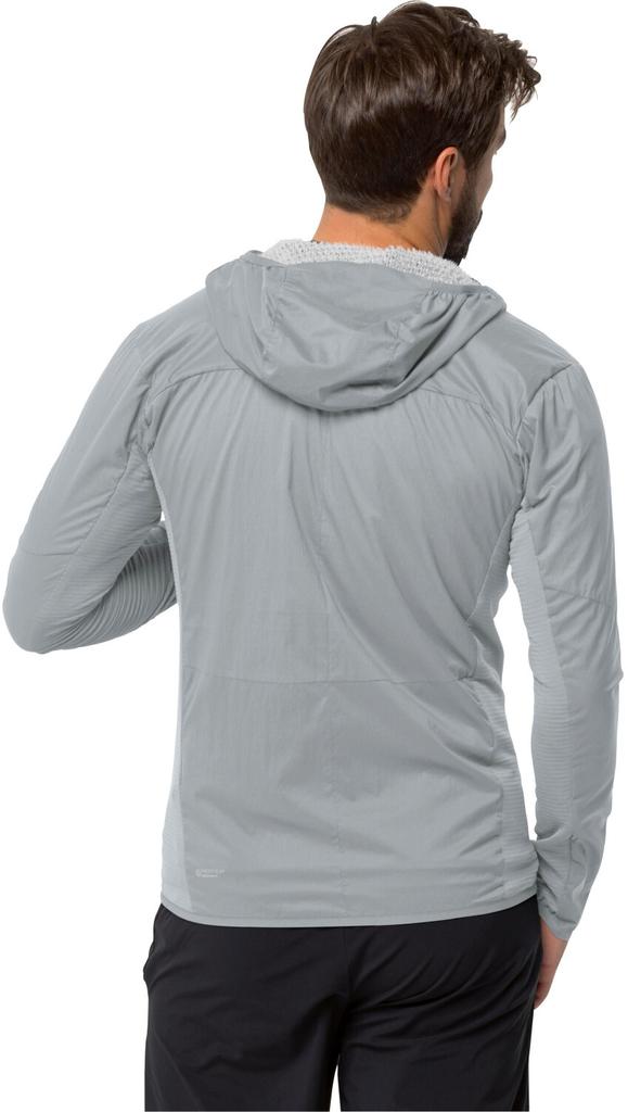 Куртка Jack Wolfskin PRELIGHT ALPHA Jacket Men серебристо-серая