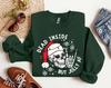 Dead Inside But Jolly AF Sweatshirt,Christmas Skeleton Shirt,Christmas Gift,