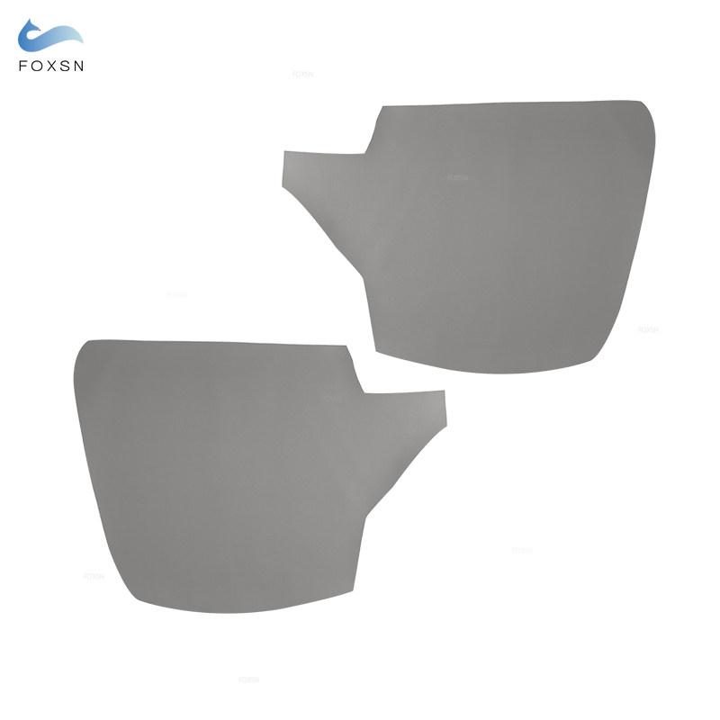 Gray Micro Leather Car Accessories Front Door Armrest Panel Cover Trim For Toyota Prius 30 2009 2010 2011 2012 2013 2014