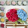 Multicolor Artificial Flower Rose Silk Petal Faux Rose Flower NEW Flower Bouquet  Party Supplies