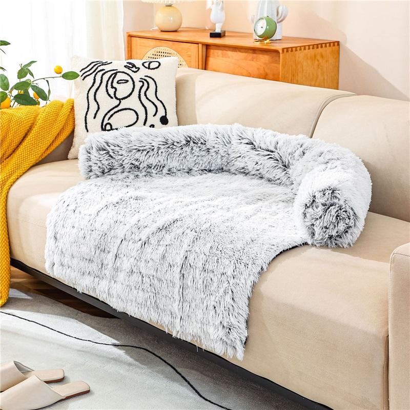 Съемная и моющаяся кровать для собак, удобный коврик для сна зимой