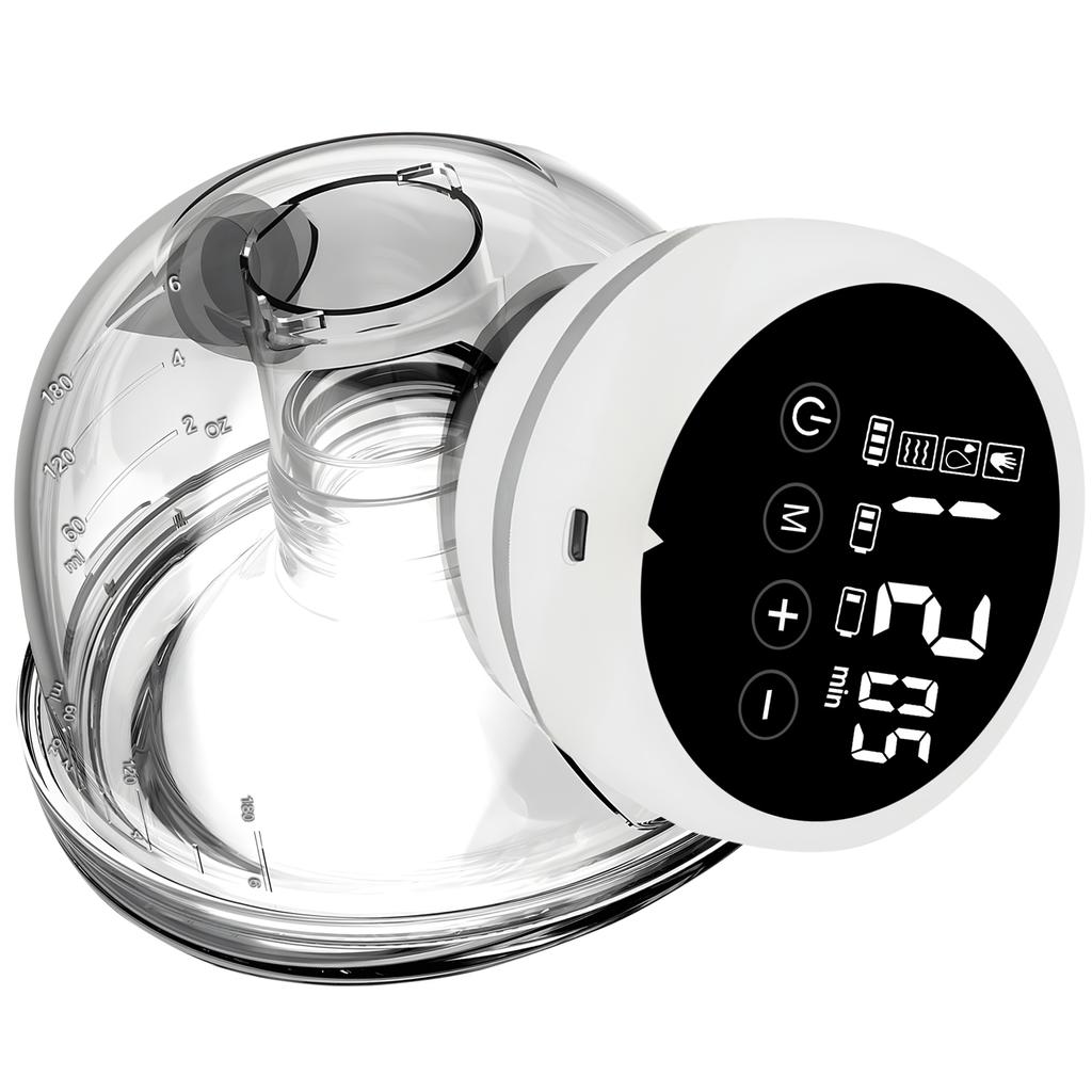 1шт носимый электрический молокоотсос бесшумный сбор молока без помощи рук невидимый автоматический интеллектуальный молокоотсос портативный дорожный