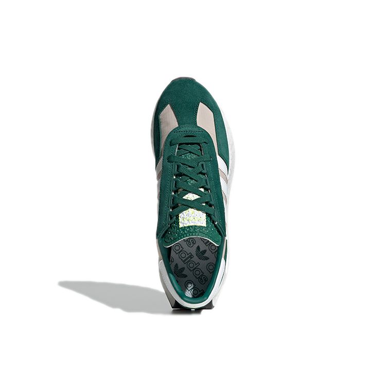 Adidas Originals Retropy E5 Ретро Кожа Амортизация Нескользящие Износостойкие Низкие Повседневные Кроссовки для Бега Унисекс Зеленый GY1132