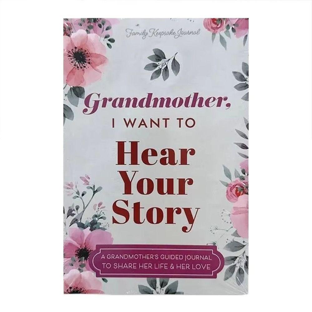 Leather I Want Hear Your Story Notebook To Share Their Life Mom's Memory Books