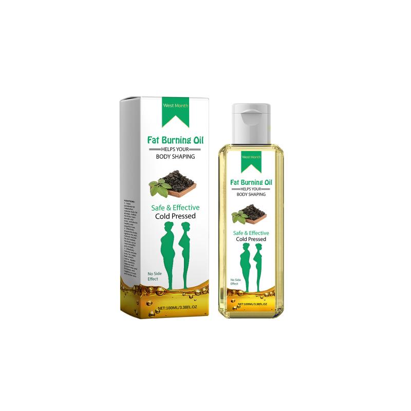 West&Month 100Ml  Body Oil Beauty Body Curve Sculpting Anti Cellulite Tighten Massage Nourish Slimming Body Care Oil