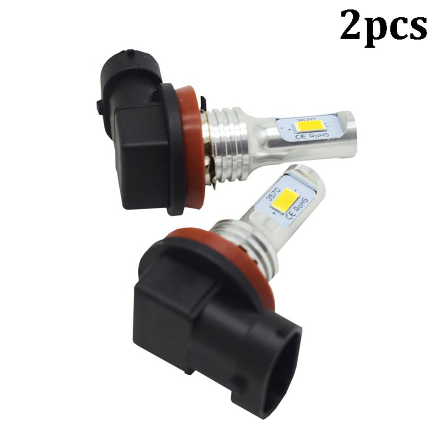 2 шт. Высококачественный комплект светодиодных ламп для фар H11 Дальний/Ближний свет 35 Вт 4000 лм Суперяркий 6000K Белый
