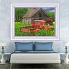 5DDIY Diamond Painting Set Rural Style View Car Full Round Square Cross Embroidery Home Wall Decoration Art Crafts