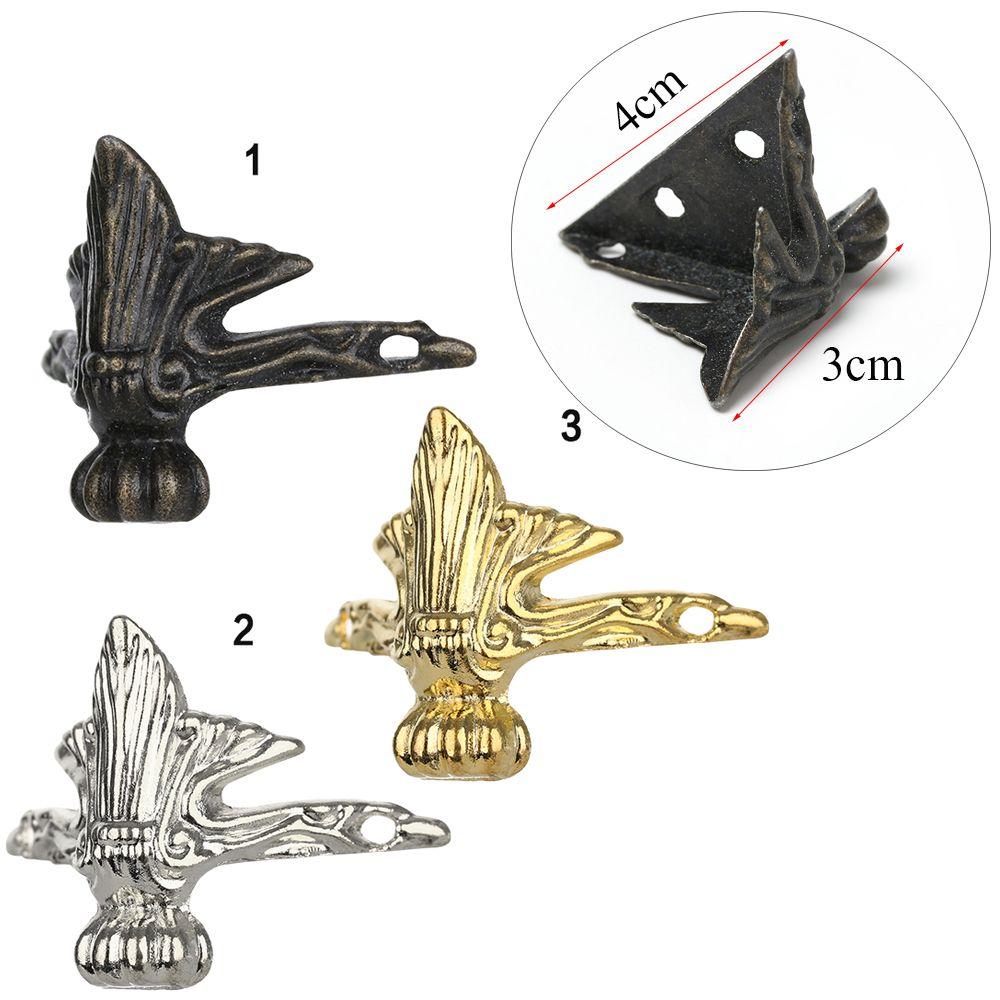 DIY Vintage Case Furniture Hardware Antique Bronze Box Decor Corner Brackets Corner Protector