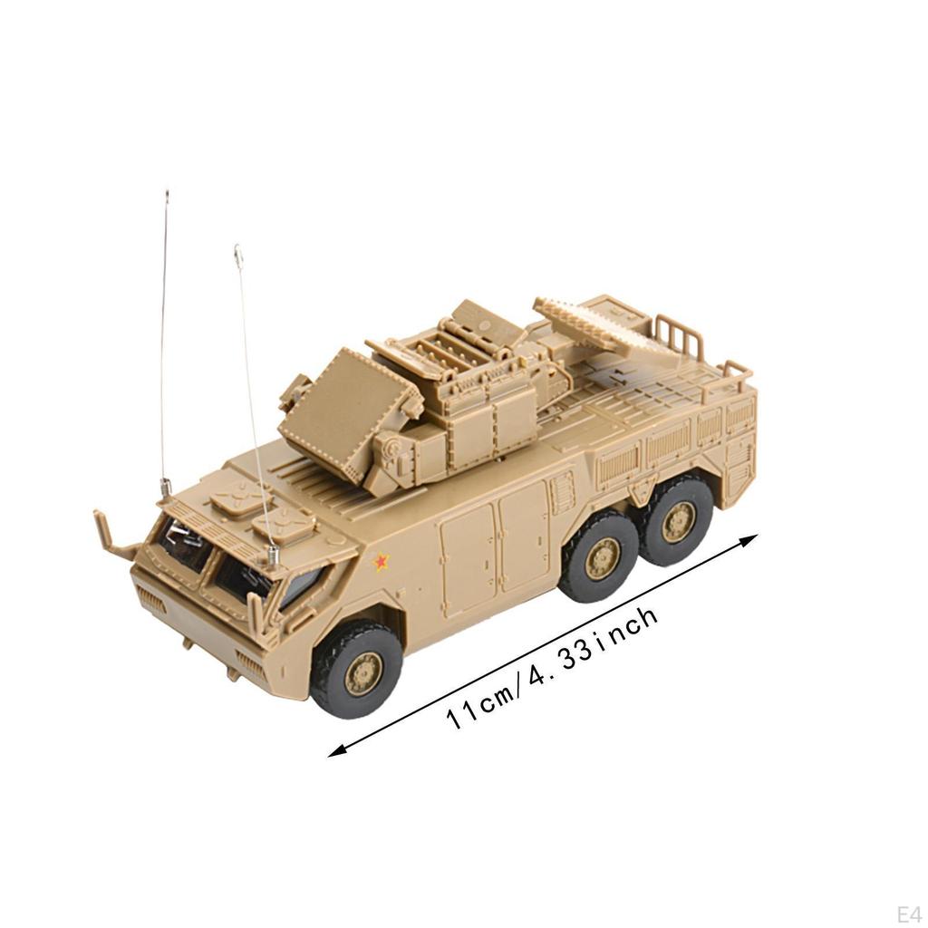 1/72 Armored Vehicle Building Kits 4D Assemble Transport Truck Toy for Collectibles