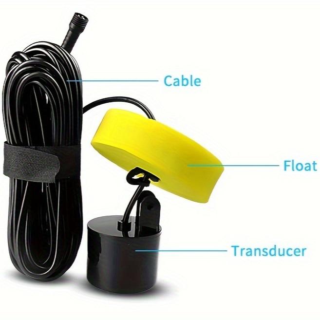 Портативный эхолот для рыбалки, сонар, высококачественный цветной HD-экран, проводной датчик с сигнализацией, эхолот для рыбалки