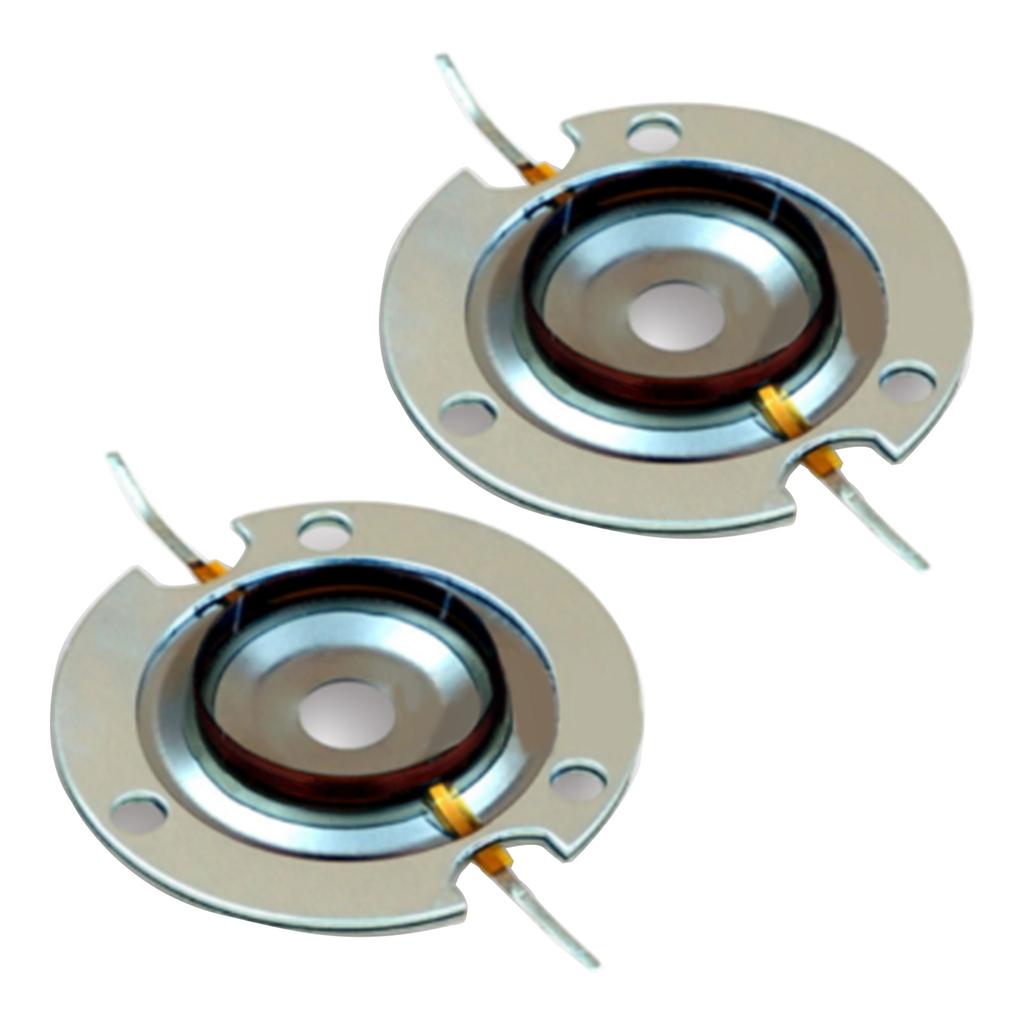 25.4mm Imported Metal Titanium Film Silk Side Diaphragm 25 Core Tweeter Treble Voice Coil Speaker Repair Film 6Ohm