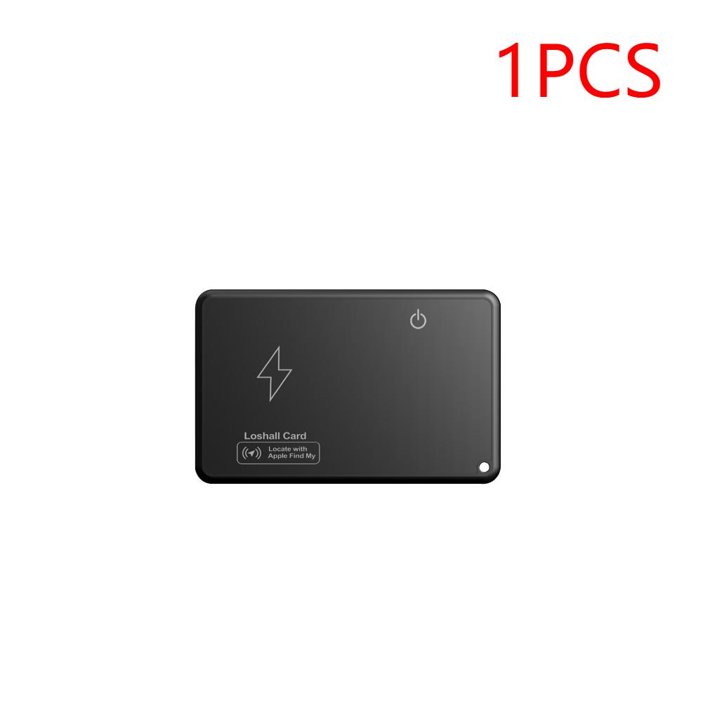 Беспроводная зарядка Кошелек Трекер Карта Работает с приложением Apple Find My Карта-трекер Смарт-карта Трекер для вещей Бирка для багажа Кошелек Паспорт