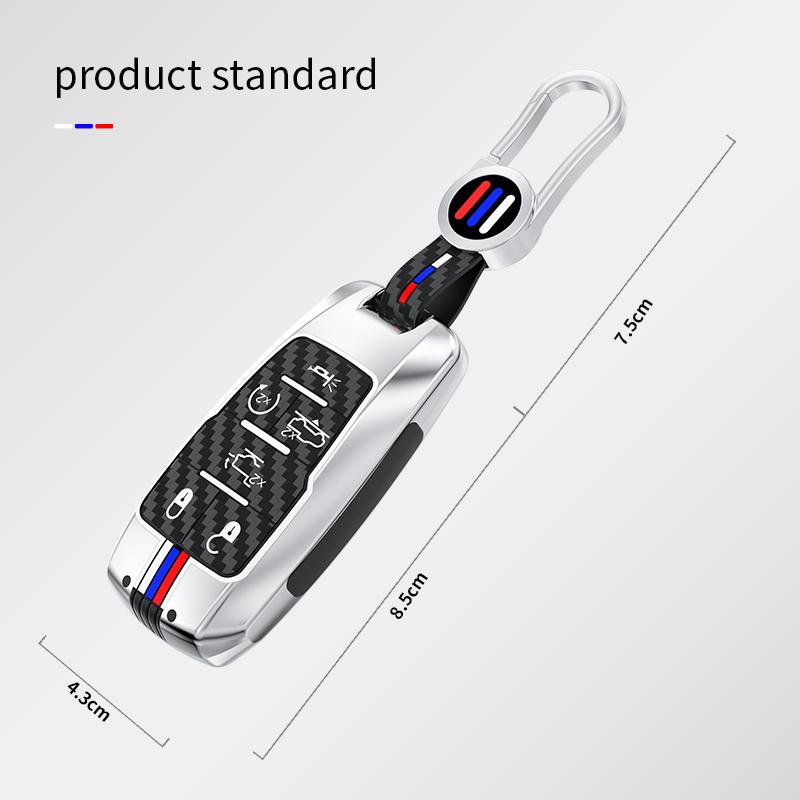 Чехол для ключа автомобиля из цинкового сплава, крышка для пультов дистанционного управления для пикапа Dodge RAM 1500 2500 3500 4500 5500 2019 2020 2025 2025, аксессуары для брелока