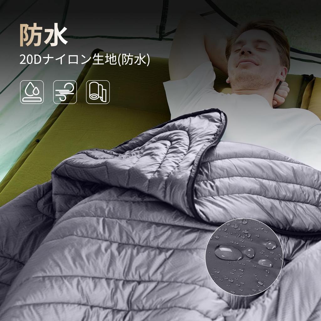 1TG Tactical Кемпинг Высокопроизводительный Тонкий Холодный 380T Нейлон Открытый Наколенный Открытый Ультра Сон в Катастрофе Охлаждающее Серое Одеяло, Вставка, Мягкий,