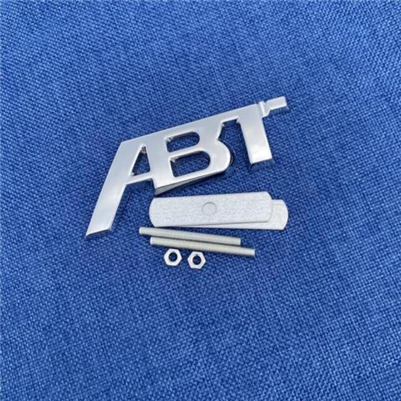 Modified ABT car logo A3 A4L A5 A6A7 Q3 metal car sticker tail sticker decorative sticker middle screen sticker