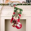 Рождественский чулок, подвесное украшение на елку, плюшевые носки с Санта-Клаусом, оленями, снеговиками, конфетами для вечеринок в офисе